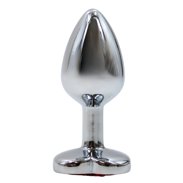 Plug bijou coeur en aluminium bijou rouge Small LOVELY